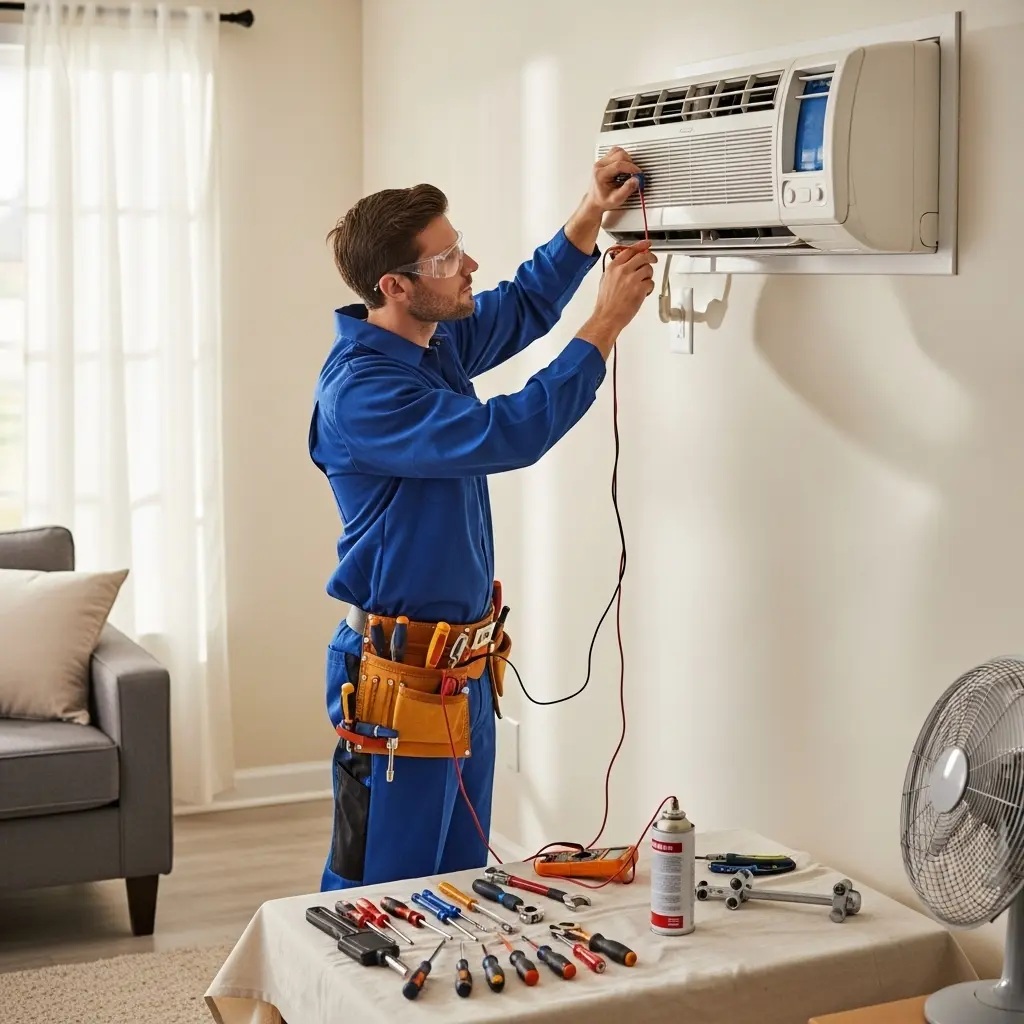 Akhisar Hotpoint Hotpoint klima gaz dolumu ve bakım – Enerji verimliliği artırıldı. - Teknik servis örneği